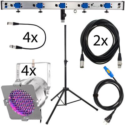 Stairville LED PAR56 Starter Bundle S erw LED apšvietimo komplektas