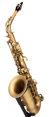 PMXA-67R X Altsaxophon, gebördelte Tonlöcher, hoch F#, S-Bogen: Super VI (für mehr Klangfülle), großes Schallstück, Material: Goldmessing,