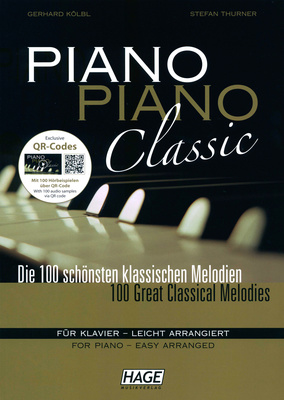 Hage Musikverlag Piano Classic Easy klasikinė fortepijono literatūra