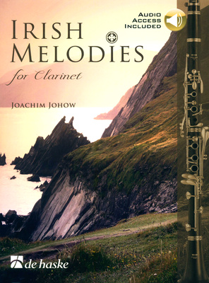 De Haske Irish Melodies For Clarinet klarneto dainų rinkinys