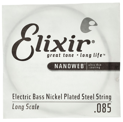 Elixir .085 El. Bass Single String dengta bosinės gitaros styga
