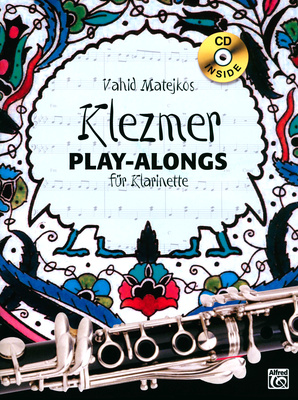 Alfred Music Publishing Klezmer Play-Alongs klarnetui dainų rinkinys