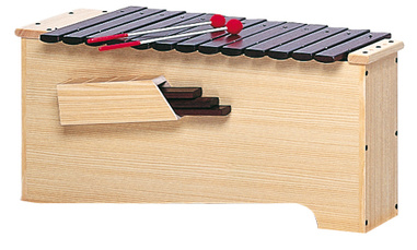 Bergerault XBDC Xylophone Bass žeminio tono ksilofonas