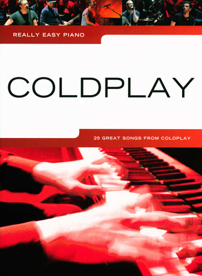 Wise Publications Really Easy Piano Coldplay pianino dainų knyga