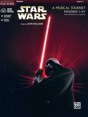 Alfred Music Publishing Star Wars Journey I-VI klarneto dainų rinkinys