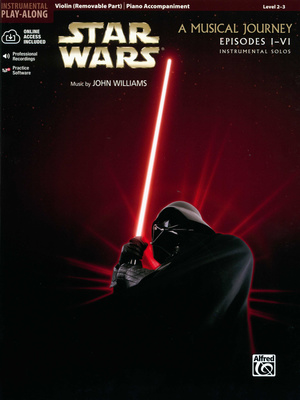 Alfred Music Publishing Star Wars Journey I-VI smuiko natų knyga