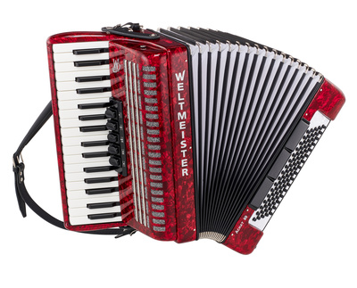 Weltmeister Achat 34/80/III/5/3 Red pianinis akordeonas