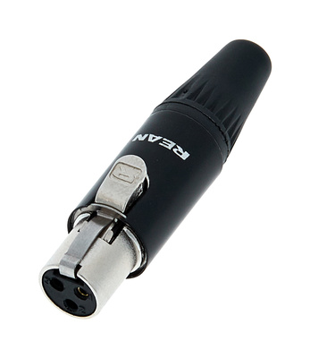 Rean RT3 FC-B 3-pin XLR jungtis (vyriška/moteriška)