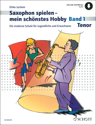 Schott Saxophon Spielen Hobby T-Sax 1 tenorinio saksofono mokykla