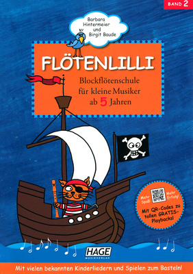 Hage Musikverlag Flötenlilli 2 fleitai skirta mokykla