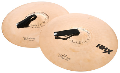 18"" HHX New Symphonic Viennese Orchester Becken, Medium, Klangfülle und HHX-Wärme sorgen für eine musikalische Paarung, inkl. Schlaufen, Paar,