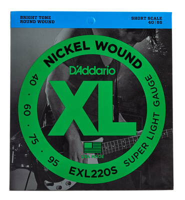 Daddario EXL220S elektrinės bosinės gitaros stygos