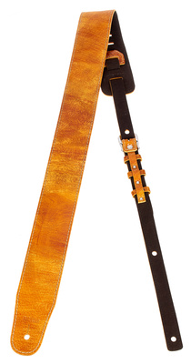 Richter Guitar Strap Luxury Worn Tan