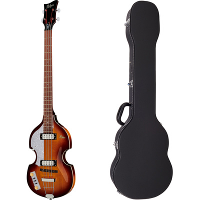 Höfner Ignition Beatles Bass V kairiarankių bosinė gitara komplektas