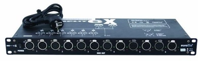 Eurolite Split 6X DMX apšvietimo skirstytuvas