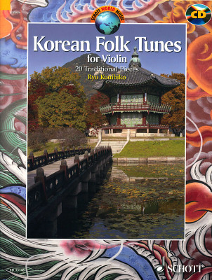 Schott Korean Folk Tunes For Violin smuiko natų knyga