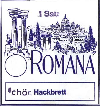 Romana Hamm. Dulcimer Strings 112/4 stygos cimbalomai