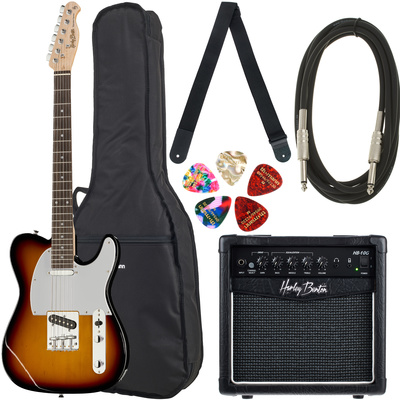 Harley Benton TE-20 SB Standard Serie elektrinės gitaros komplektas