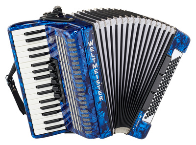 Weltmeister Achat 34/80/III/5/3 Blue pianinis akordeonas