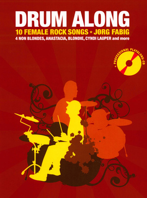 Bosworth Drum Along 10 Female Rock Song mušamųjų instrumentų natų sąsiuvinis