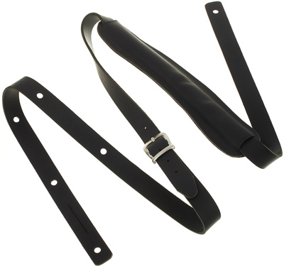 Richter Guitar Slim Deluxe XL Buffalo Black Long, Ideal für Gitarristen die optimale Qualität, super Ergonomie und Tragekomfort wünschen, aber