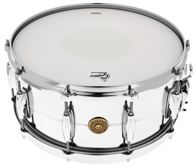 Gretsch Drums 14"x6,5" Snare Chrome o. Brass varinis būgnas
