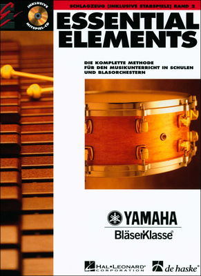 De Haske Essential Elements Drums 2 būgnų mokytojas