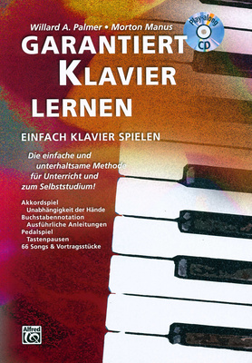 Alfred Music Publishing Garantiert Klavier Lernen fortepijono mokomoji literatūra