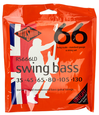 Rotosound RS666LD Swing Bass elektrinės 6-stygų bosinės gitaros stygos