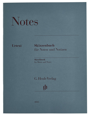 Henle Verlag Skizzenbuch A4 natų sąsiuvinis