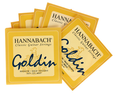 Hannabach Goldin 725MHT nailoninės klasikinės gitaros stygos