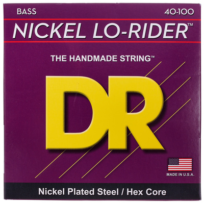 DR Strings Nickel Lo-Rider NLH-40 elektrinės bosinės gitaros stygos  