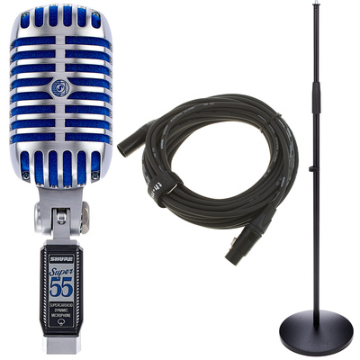 Shure Super 55 Deluxe Bundle mikrofona komplekts