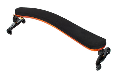 Schulterstütze 4/4 - 3/4 Violine, heller Ahornkorpus mit Schaumstoffpolster, Schrauben und Gelenke aus Aluminium, verstellbar in Höhe und Breite,