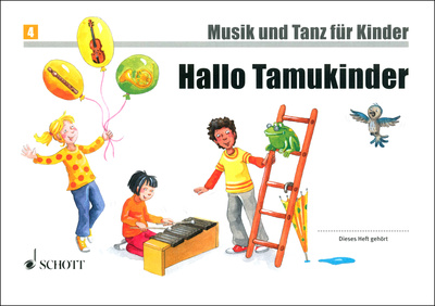 Schott Hallo Tamukinder mokomoji muzikos medžiaga vaikams