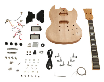 Harley Benton Electric Guitar Kit DC Style elektrinė gitara rinkinys