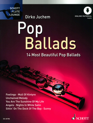 Schott Pop Ballads Flute dainų rinkinys fleitai