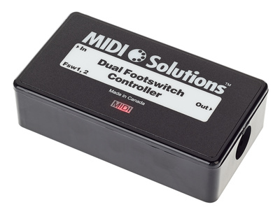 MIDI Solutions Dual Footswitch Controller MIDI valdiklis