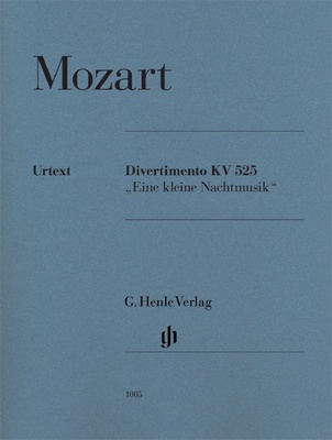 Mozart Divertimento Nachtmusik, Wolfang Amadeus Mozart, Divertimento KV 525, Eine Kleine Nachtmusik: Allegro,Romance (Andante),Menuetto