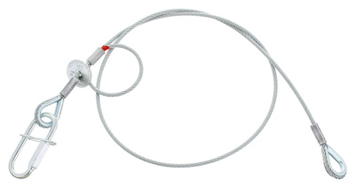 Major Saveking 4mm 1,0m 40kg sidabrinis saugos kabelis