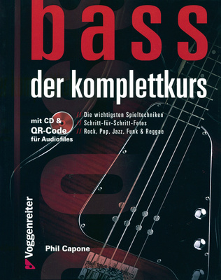 Voggenreiter Bass Der Komplettkurs bosinės gitaros mokomoji literatūra