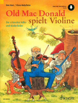 Schott Old Mac Donald spielt Violine smuiko natų knyga