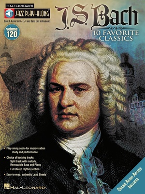 Hal Leonard Jazz Play-Along J. S. Bach džiazo pratimai su fonograma