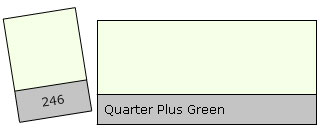 Lee Filter Roll 246 Qu. Plus Green gelinis ritinys