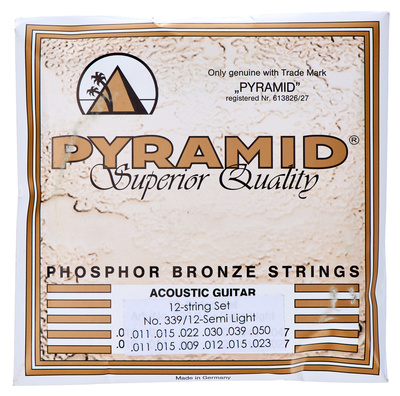 Pyramid Acoustic 12 339/12 12-stygės akustinės gitaros stygos