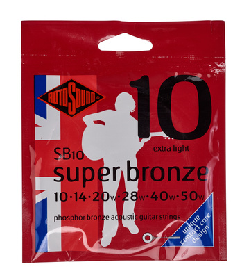 Rotosound SB10 Super Bronze akustinės gitaros styga  
