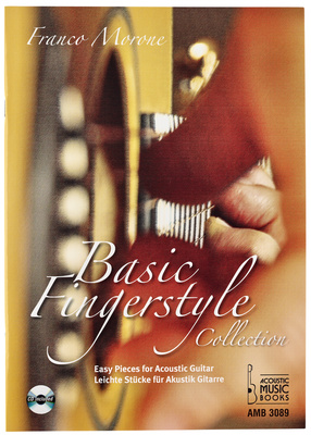 Acoustic Music Books Basic Fingerstyle Collection akustinės gitaros dainų knyga