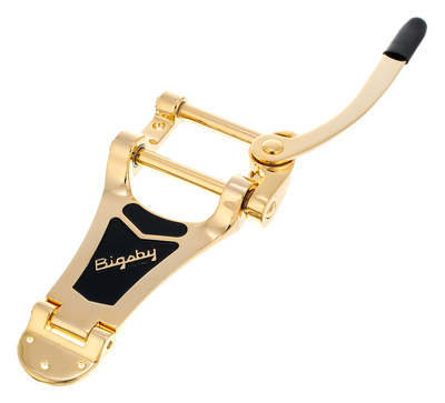 B-Stock, Bigsby B-700 GD Kit Arch Top Solid and Hollowbodies Vibrato Kit, inkl. Schrauben, Bigsby Logo, Finish Gold, passend für ES, Single Cut,