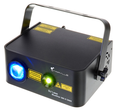 B-Stock, Stairville DJ Lase BlueStar MK-II LED DMX. Dieser Effekt wird Sie mit seiner Fusion aus Grading Laser und sehr, wirkungsvollem blauem LED