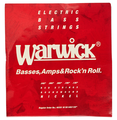 Warwick 46301 Red Strings Nickel elektrinės bosinės gitaros stygos